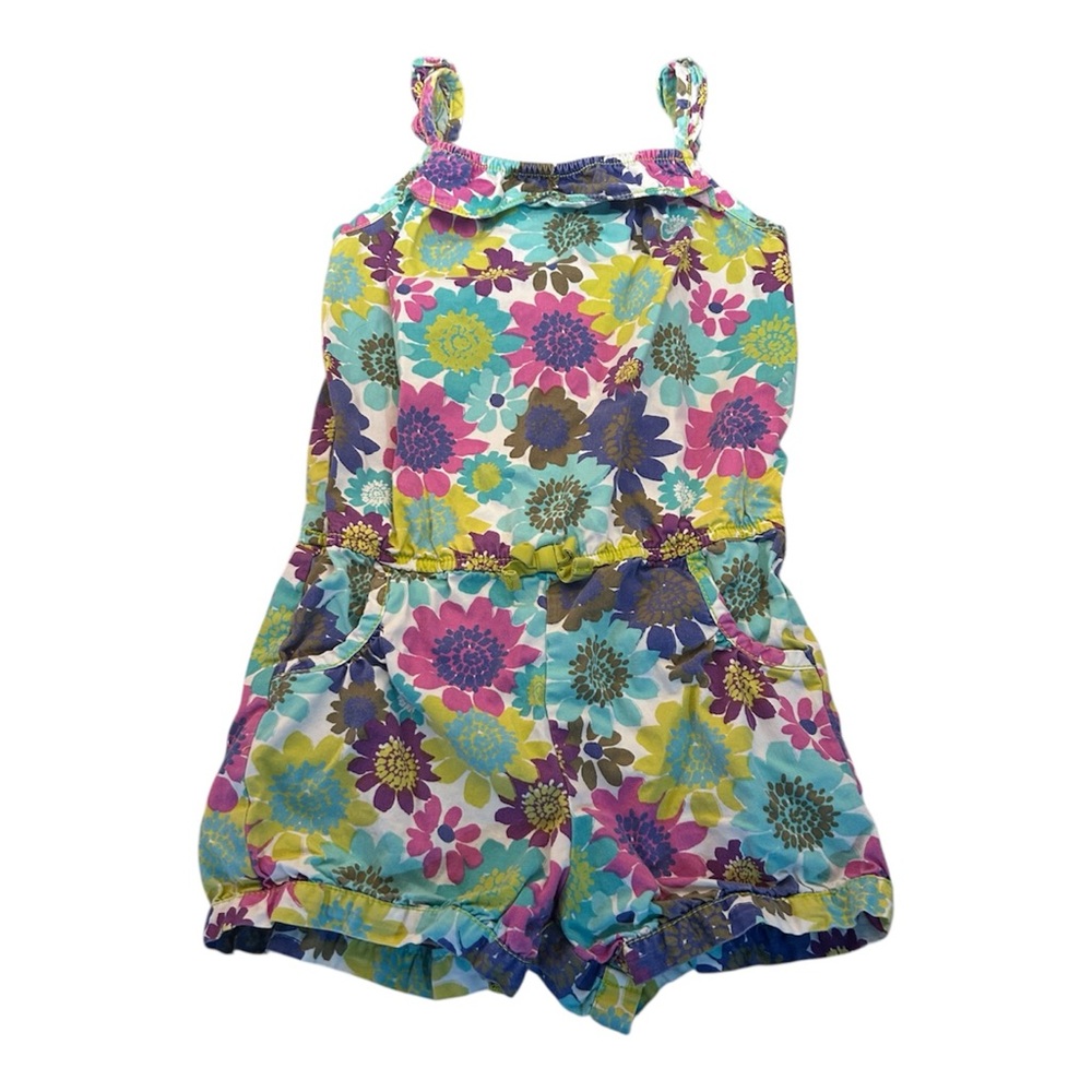 Cherokee Floral Romper‎ Toddler Size 5T Vintage